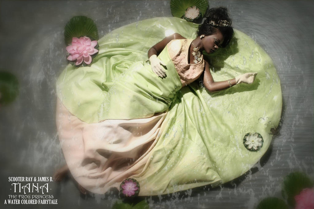 A Water Colored Fairytale--Tiana by scootboota90