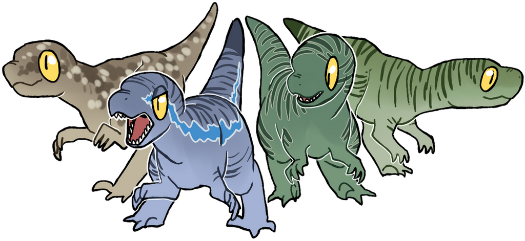 :: Jurassic World :: Rapters by bmginn on DeviantArt