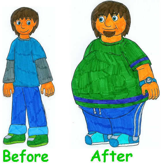 Big Matt weight gain by MCsaurus on DeviantArt
