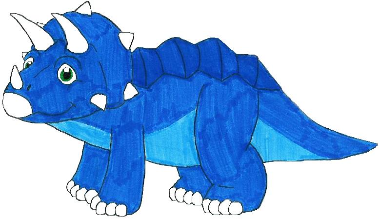 Tony the Blue Triceratops by MCsaurus on DeviantArt Tony the Blue Triceratops by MCsaurus on DeviantArt