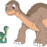 Littlefoot and Skitter