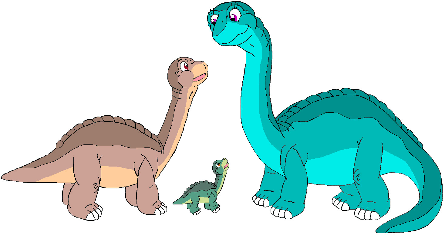 Littlefoot, Skitter and Susie