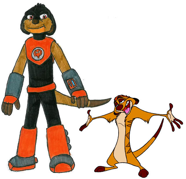 Timathon Racoon The Animatrons - Timon by MCsaurus on DeviantArt