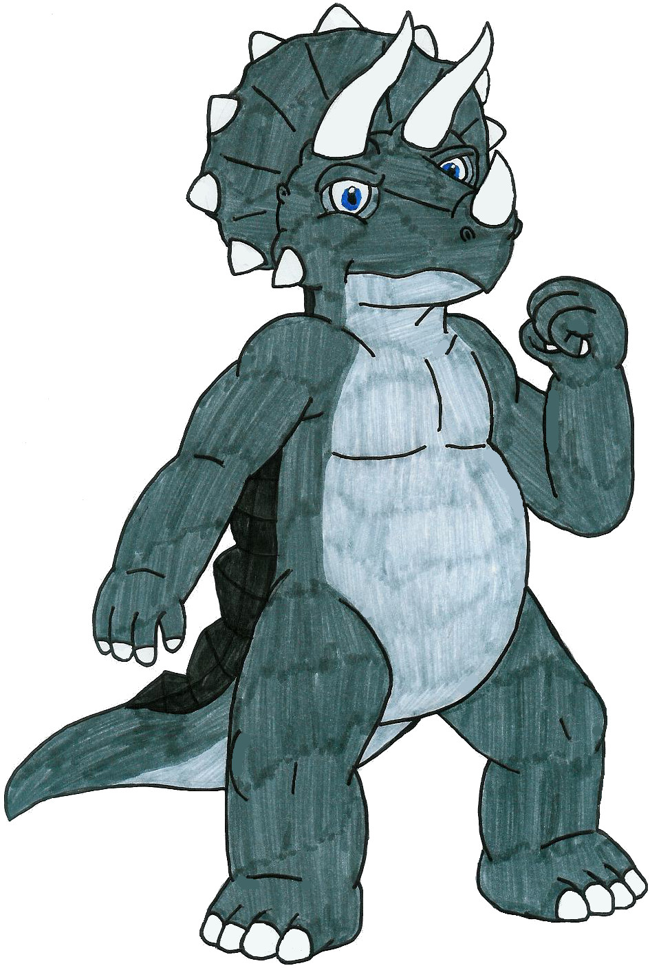 Anthro Triceratops