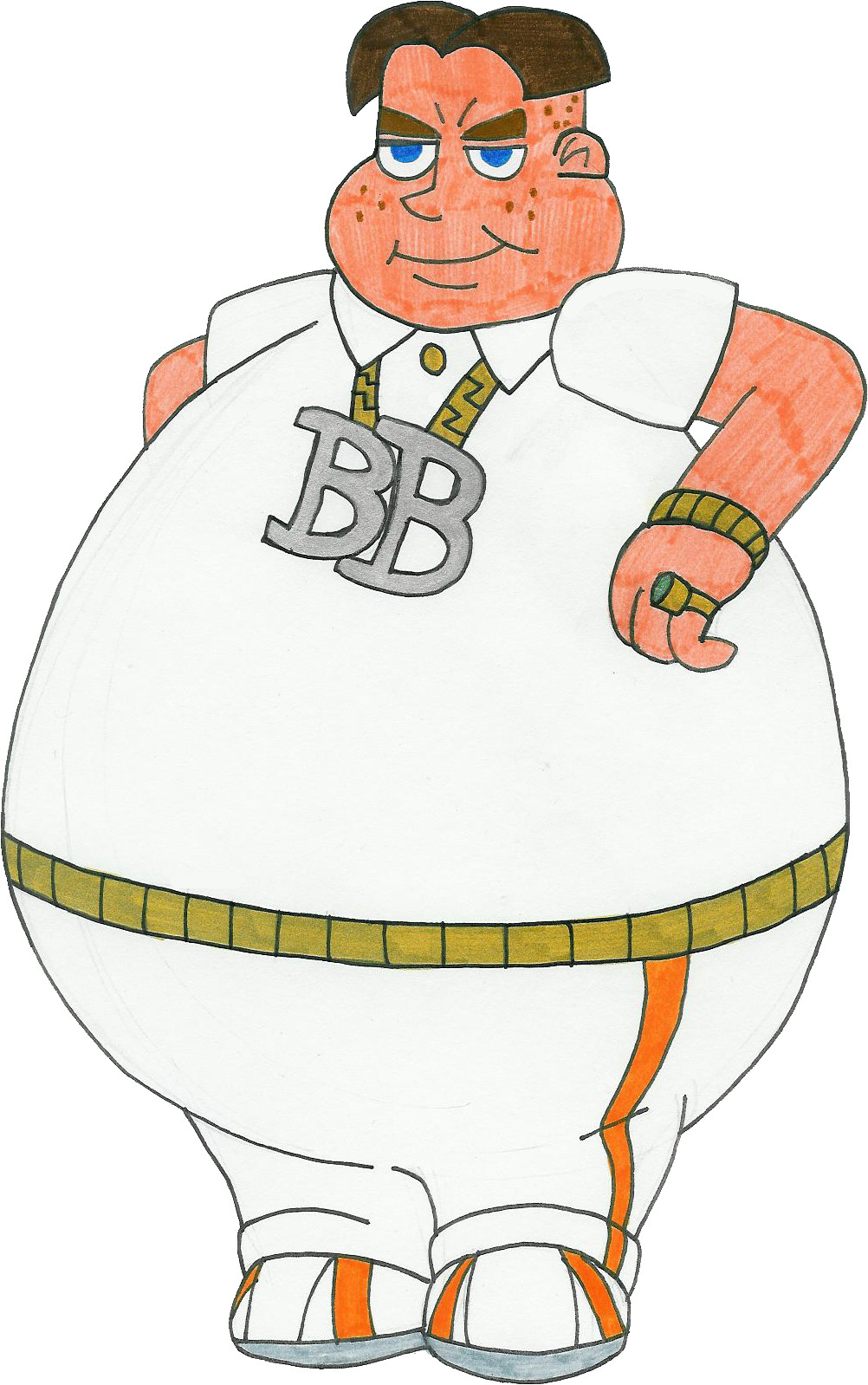 Bling Bling Boy is feel so chubby by MCsaurus on DeviantArt