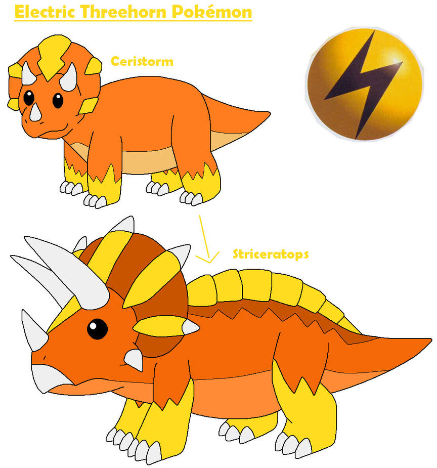 Electric Threehorn Pokemon