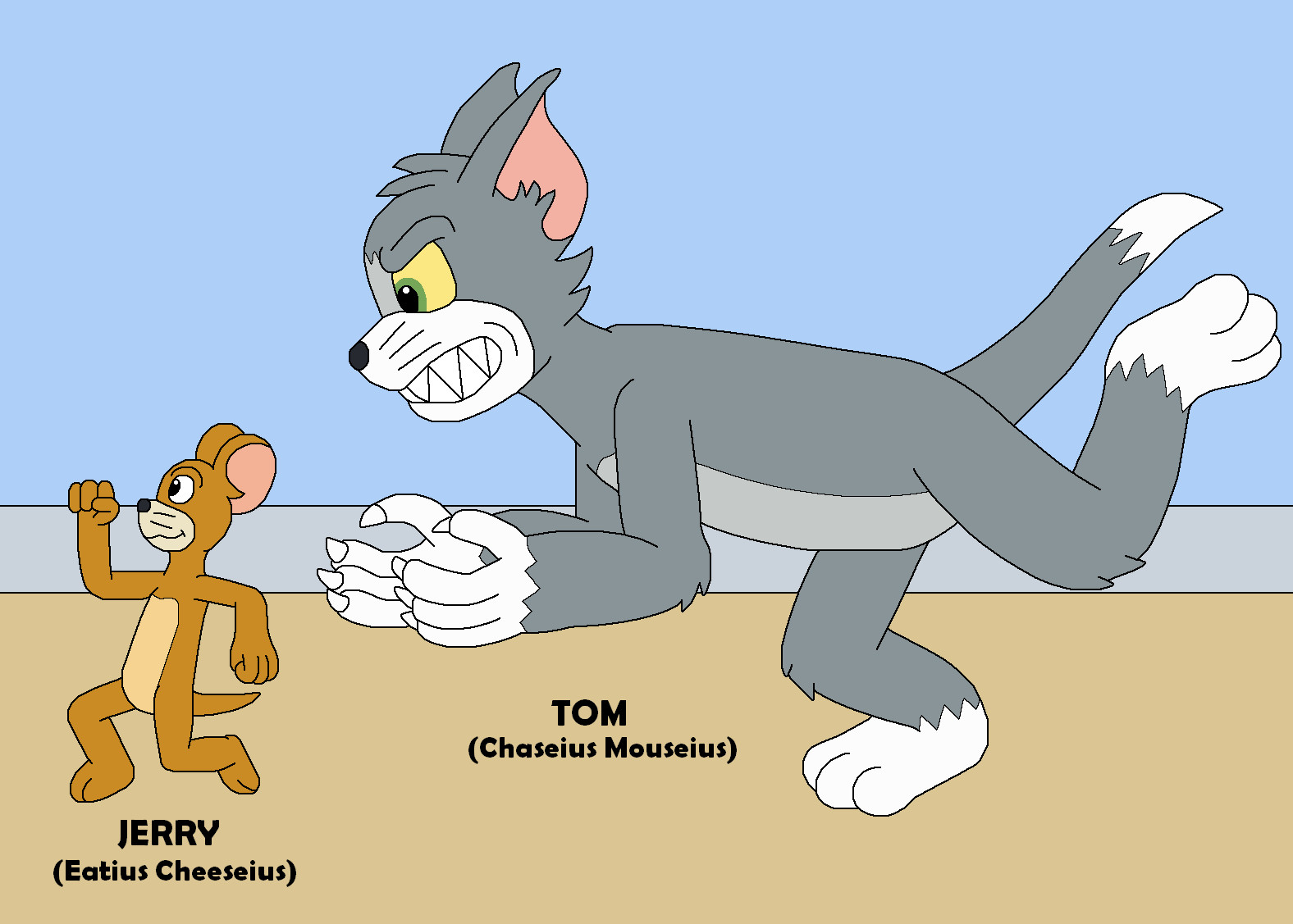 Tom Jr Deviantart Tom and Jerry by MCsaurus on DeviantArt