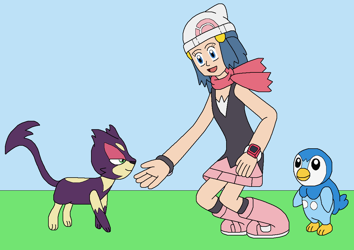 Dawn and Piplup (OC) : r/pokemon