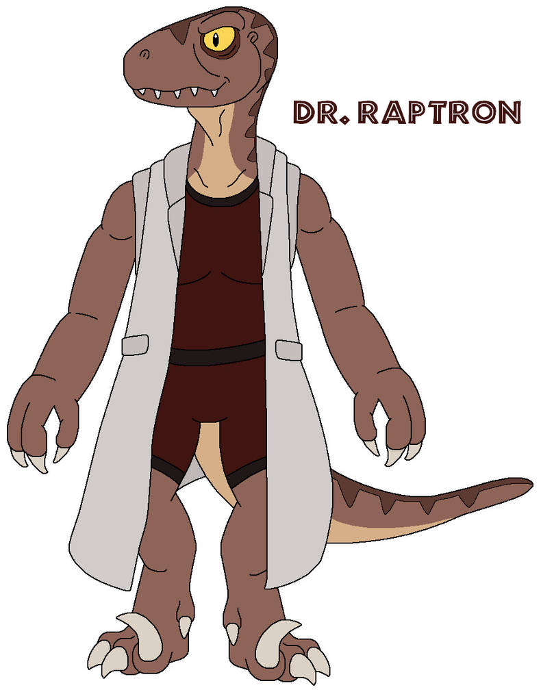 Prof Raptor Dr. Raptron the evil scientist Velociraptor by MCsaurus on DeviantArt