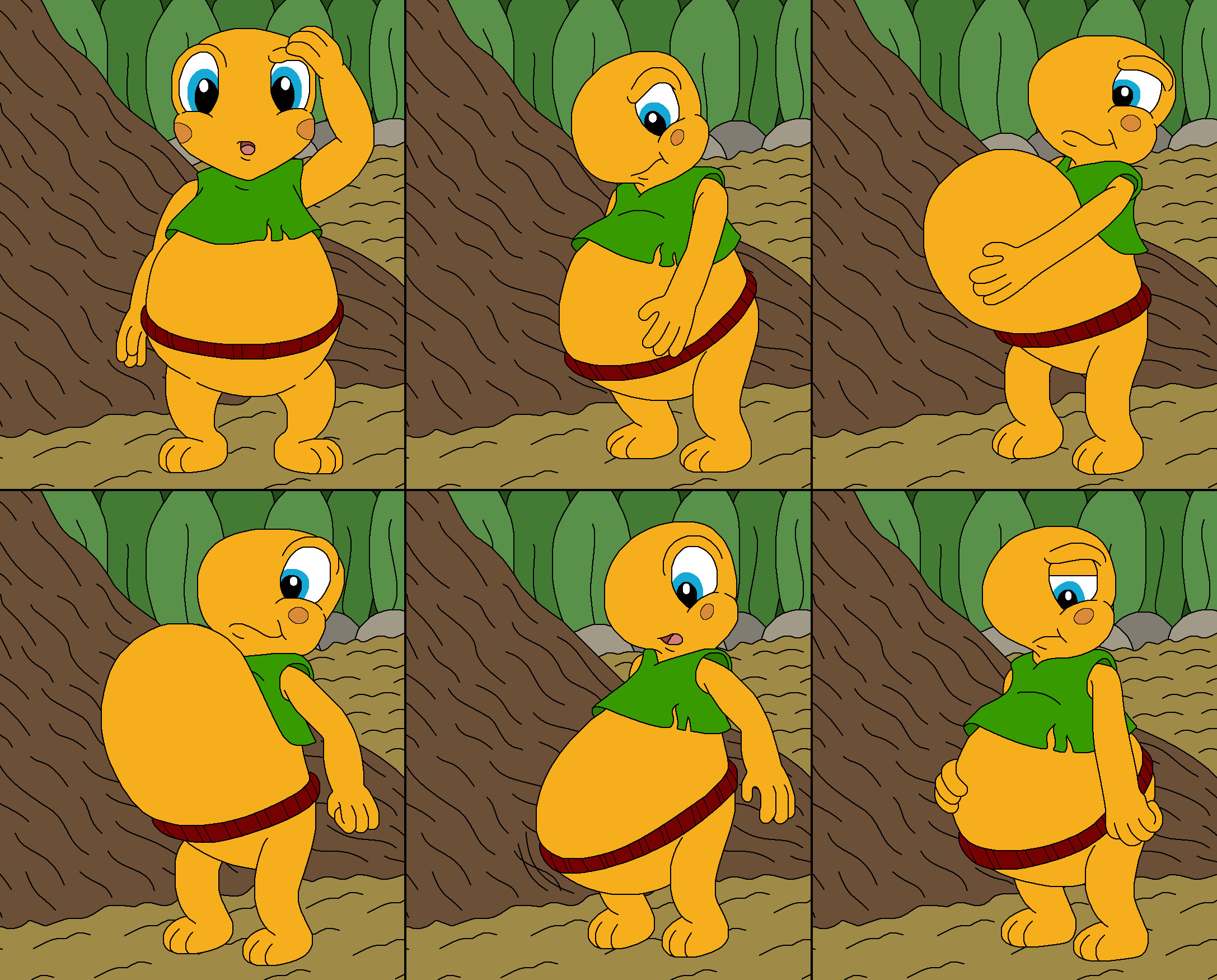 Puff Ball's belly by MCsaurus on DeviantArt Puff Ball's belly by MCsaurus on DeviantArt