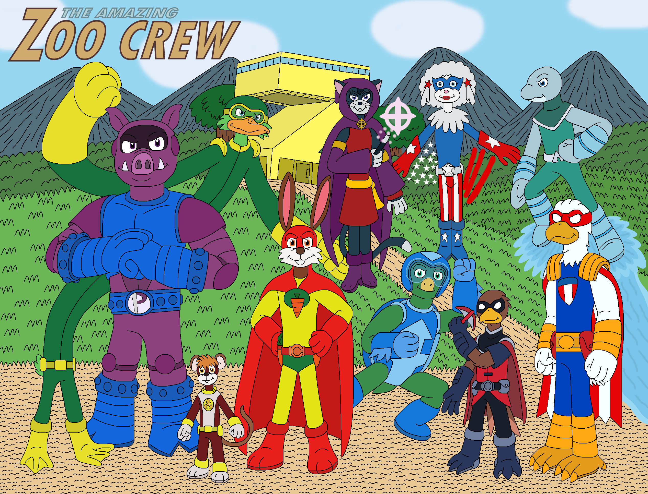 The Amazing Zoo Crew by MCsaurus on DeviantArt