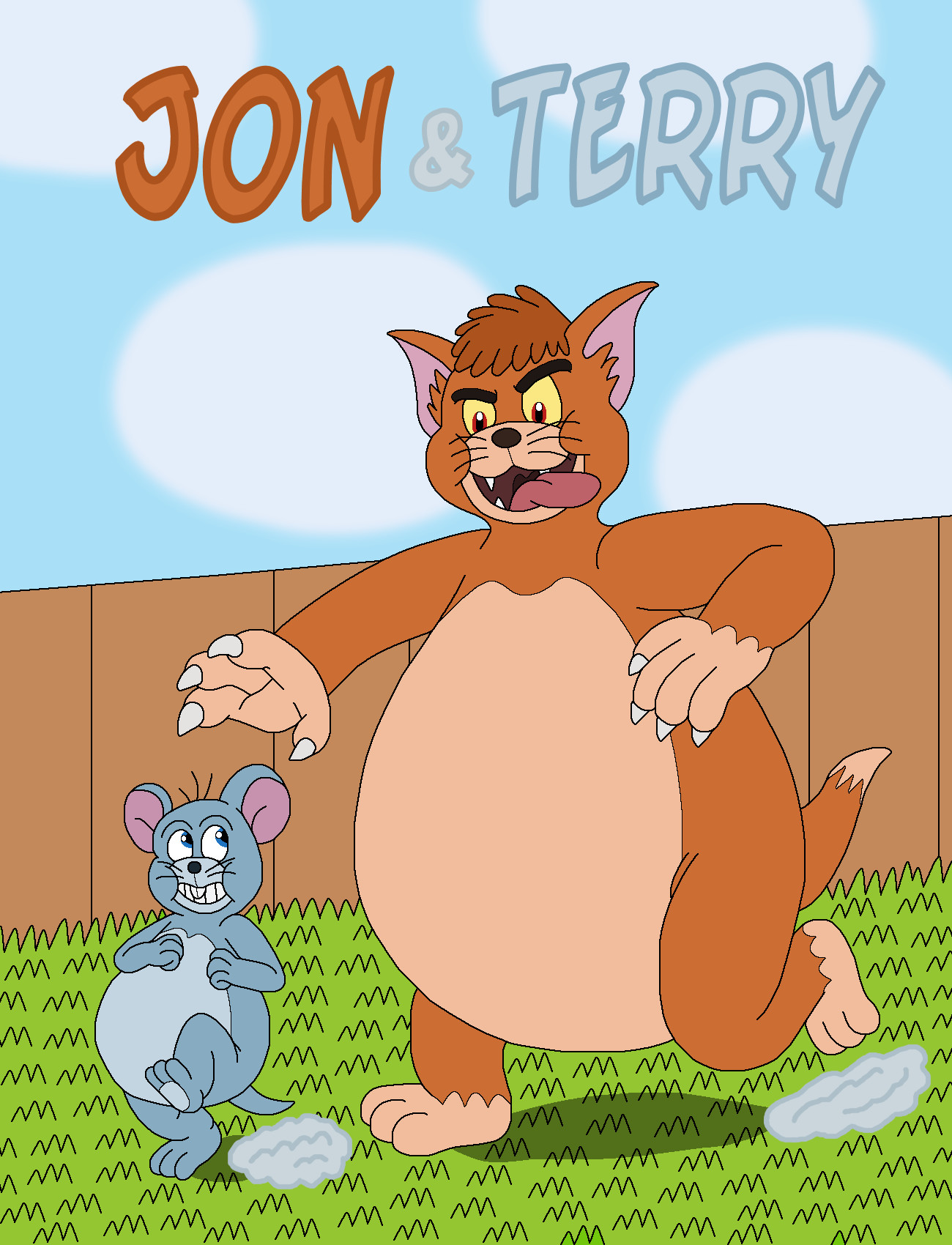 Jon and Terry - Fat versions of Tom and Jerry