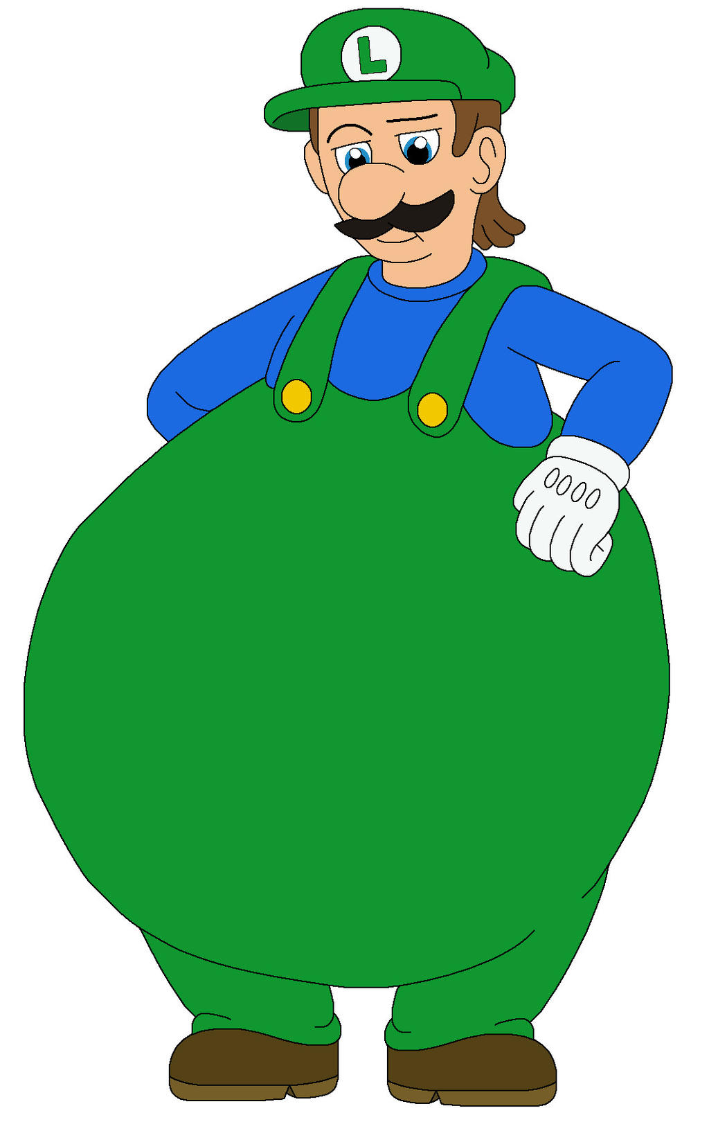 Chubby Luigi for IWatchCartoons715