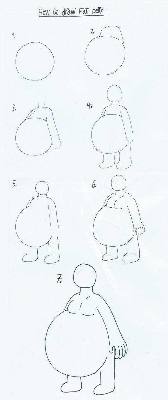 How to draw fat belly by MCsaurus on DeviantArt