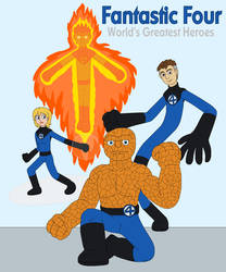 Fantastic Four - World's Greatest Heroes by MCsaurus