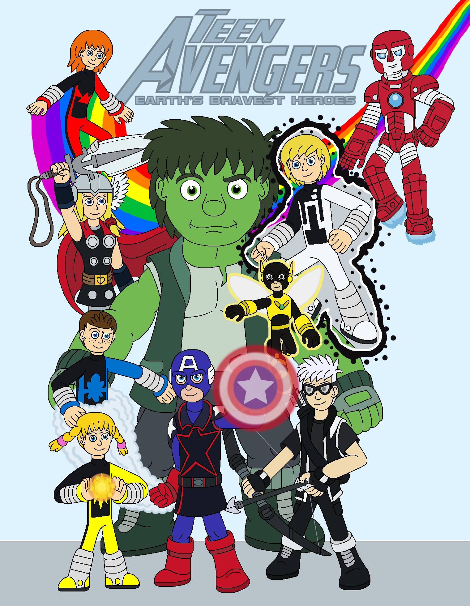 Teen Avengers - Earth's Bravest Heroes