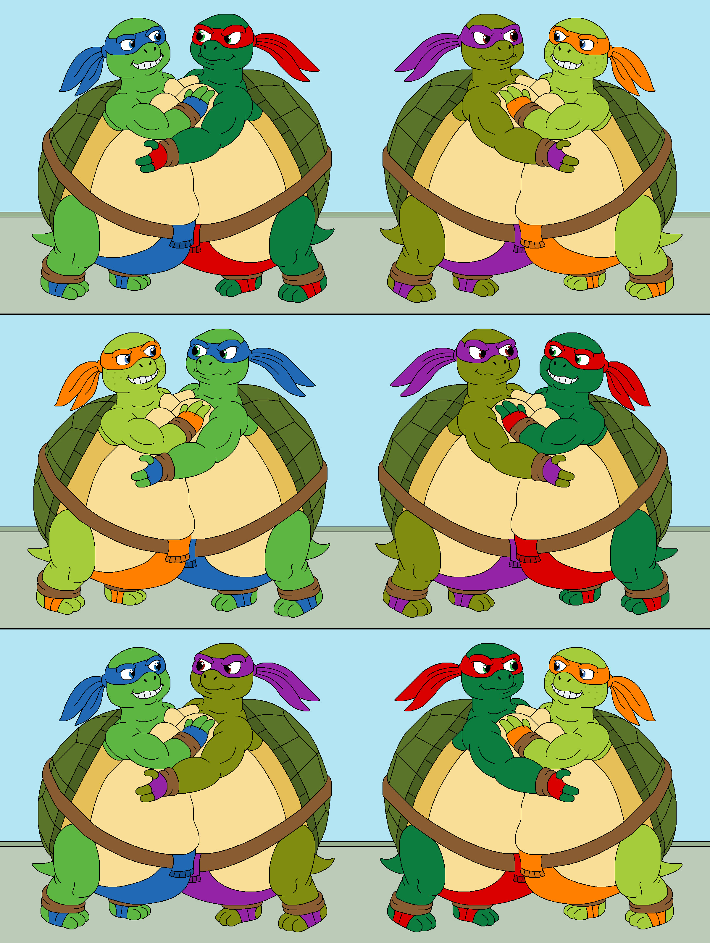 Sumo Turtle Wrestling