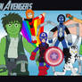 Teen Avengers together