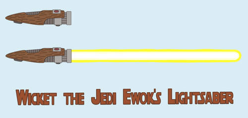 Wicket the Jedi Ewok's lightsaber