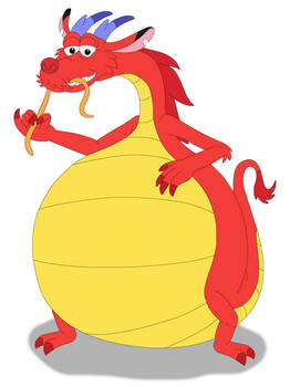 Fat Mushu for DrewKitsune