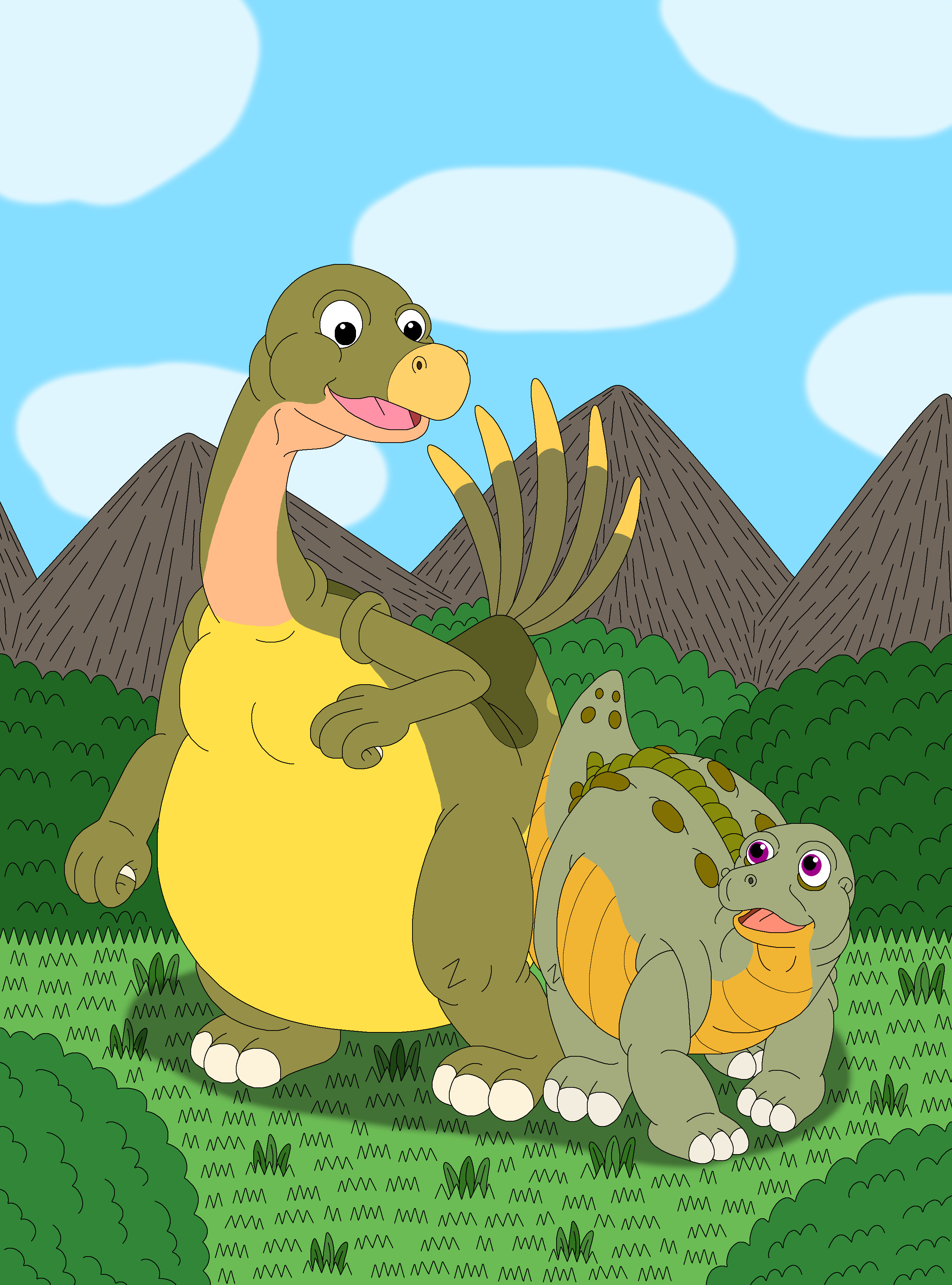 Spike And Foobie High Tails By Mcsaurus On Deviantart Spike And Foobie High Tails By Mcsaurus On Deviantart