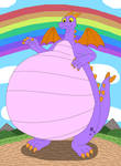 Giant Figment the fat Dragon