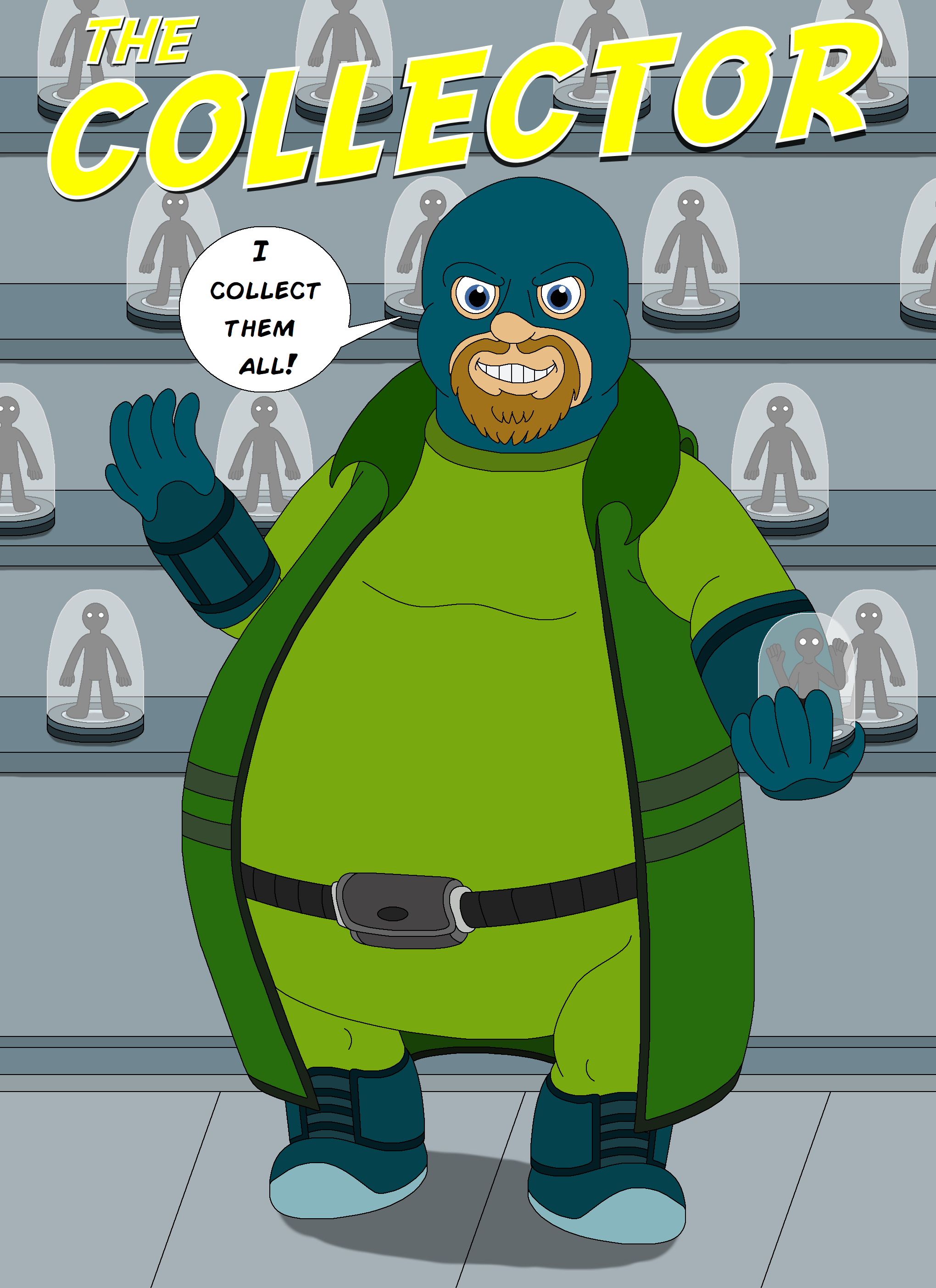 Comic Collection Deviantart Comic Book Guy as the Collector by MCsaurus on DeviantArt