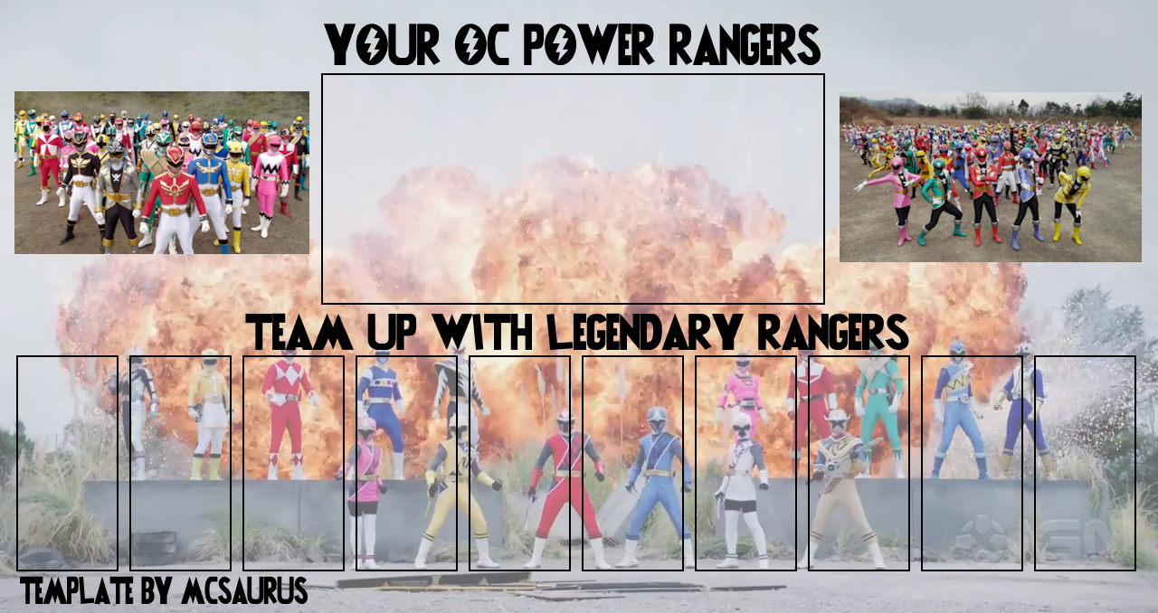 Oc Ranger Team Deviantart Your OC Rangers team up with Legendary Rangers by MCsaurus on DeviantArt