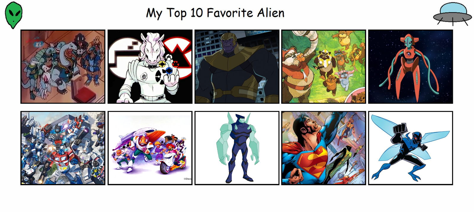 My Top 10 Aliens