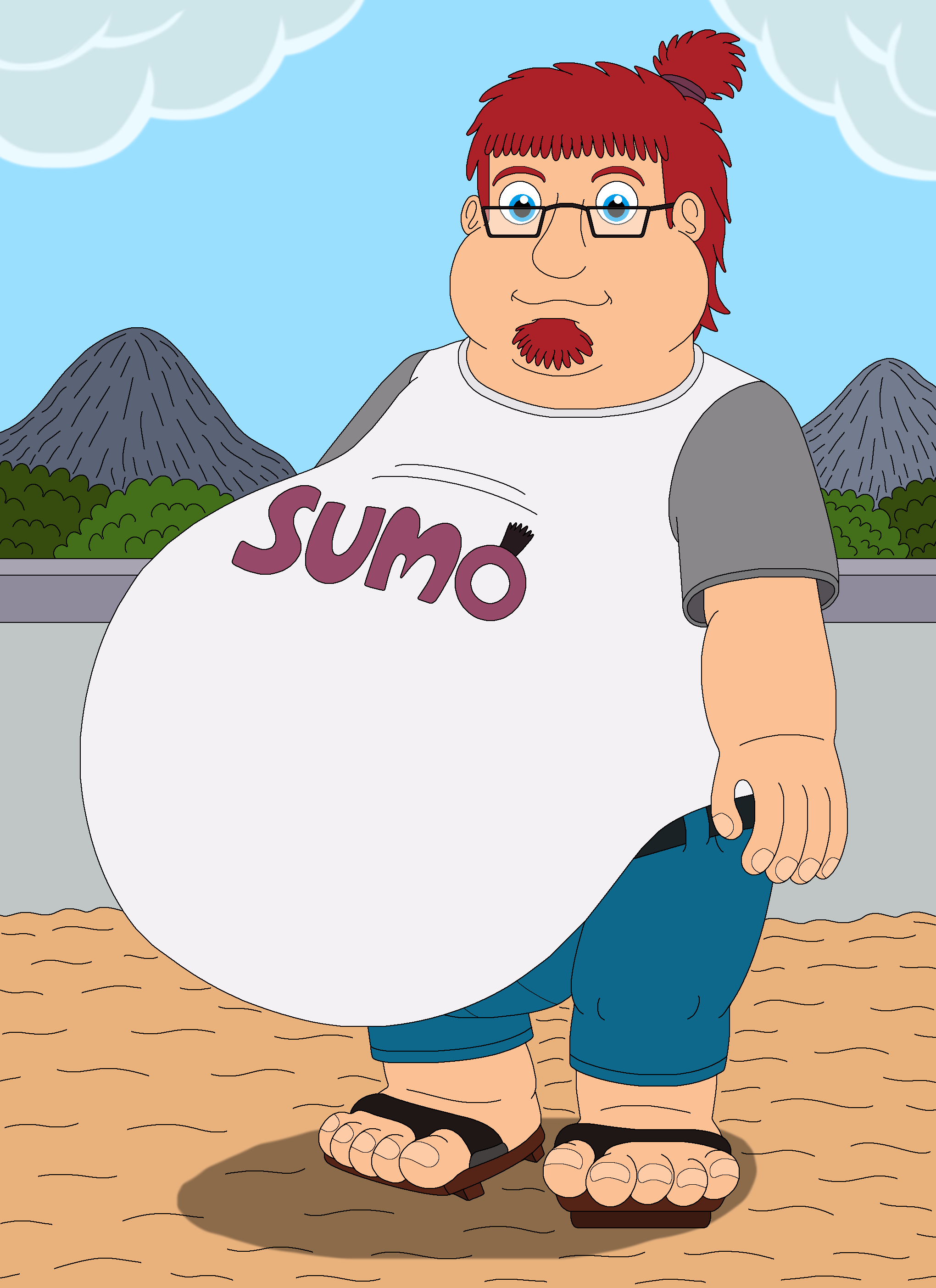 Toby the fat Sumo man by MCsaurus on DeviantArt