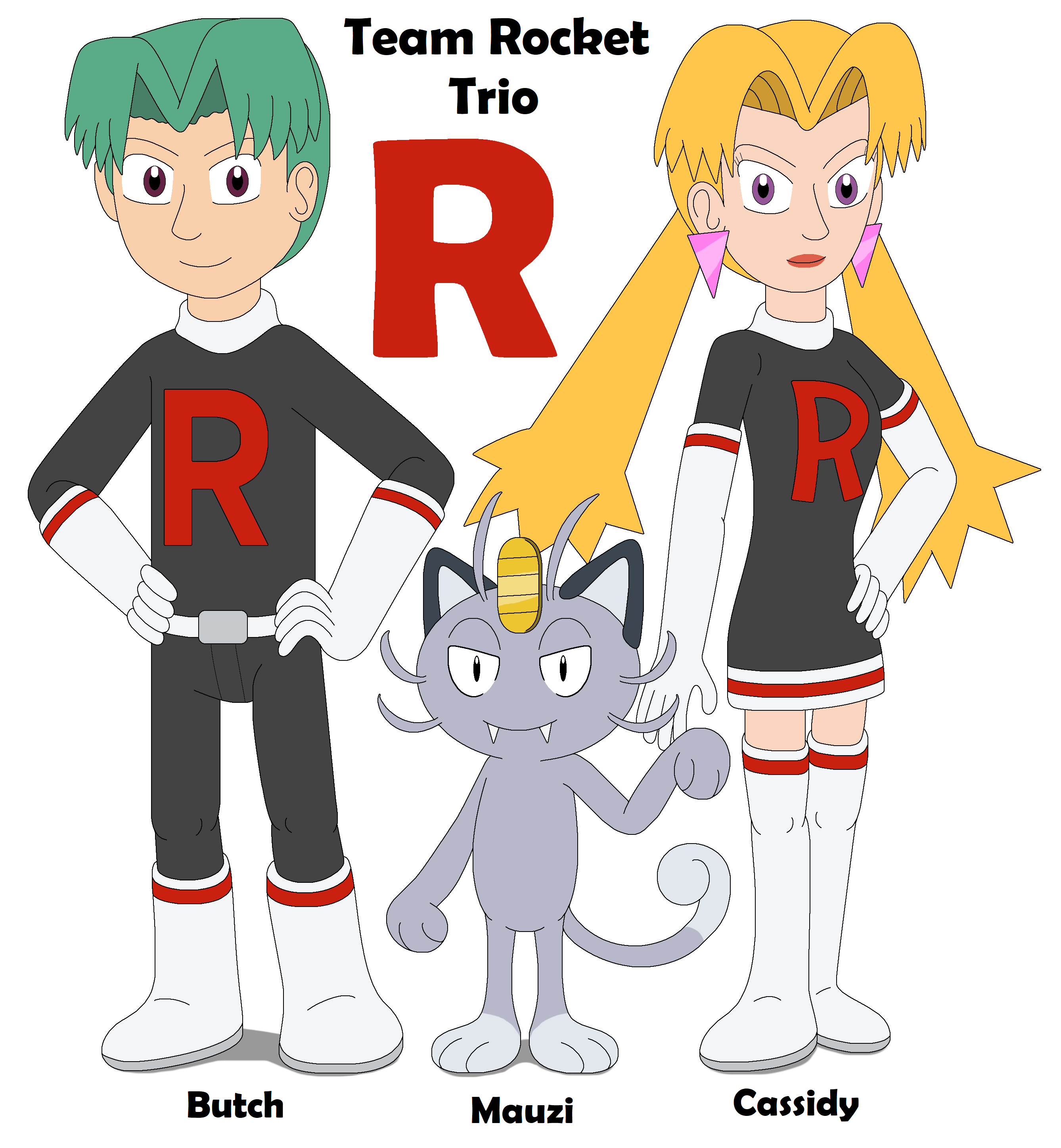 Team Rocket Trio in Lets Go by MCsaurus on DeviantArt