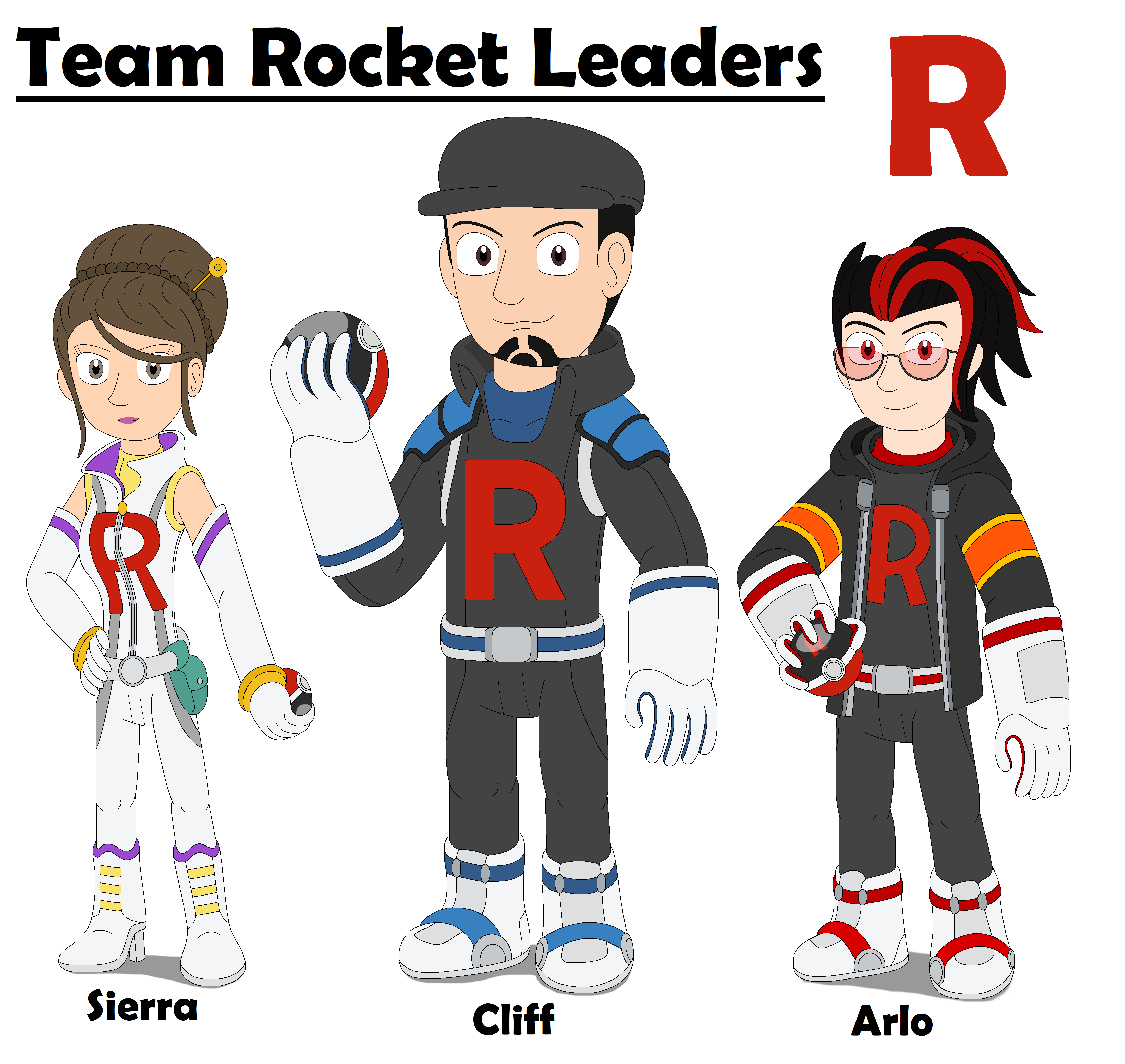 Team Rocket Leaders by MCsaurus on DeviantArt