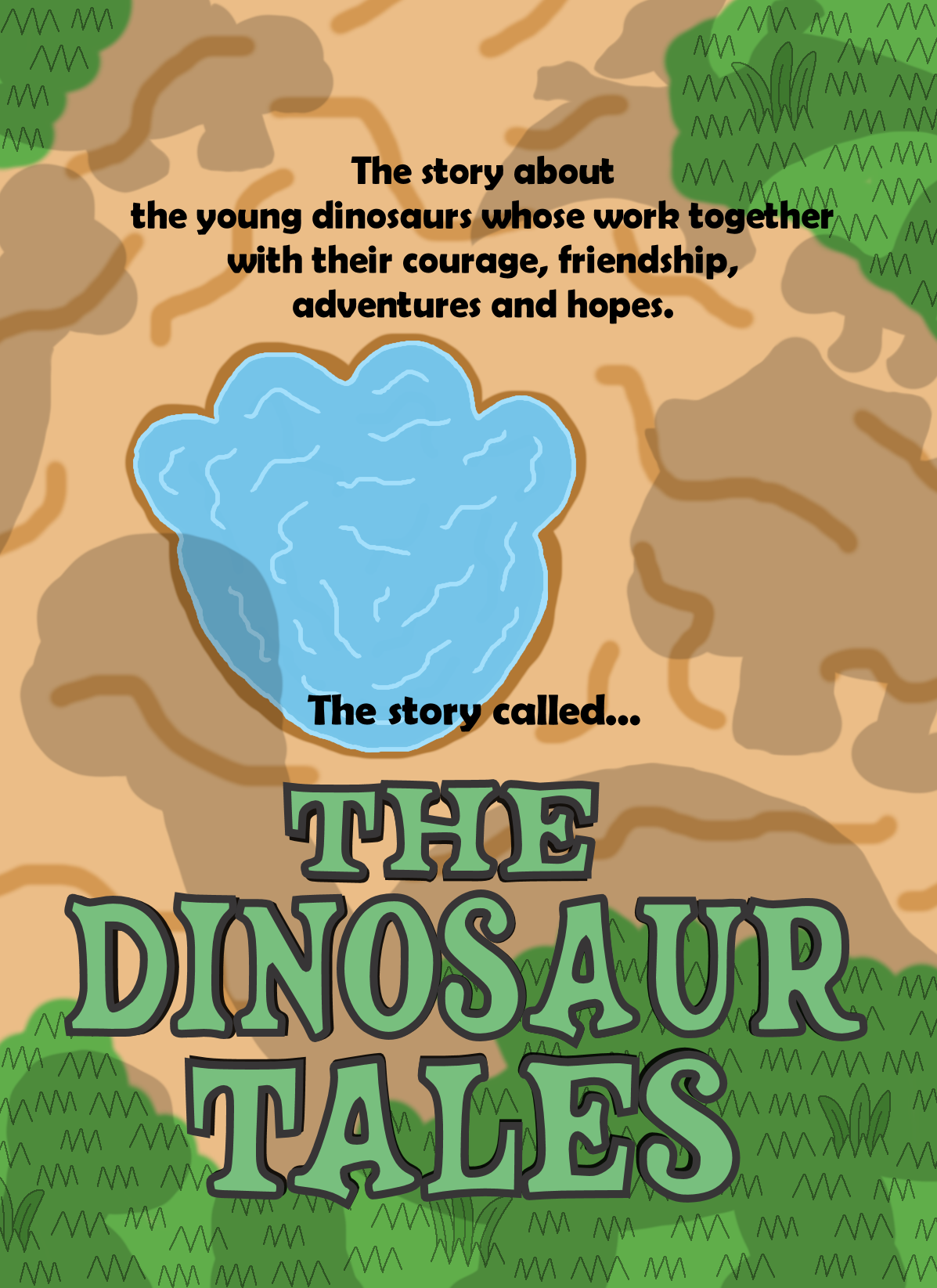 Dinosaur Friends Poster