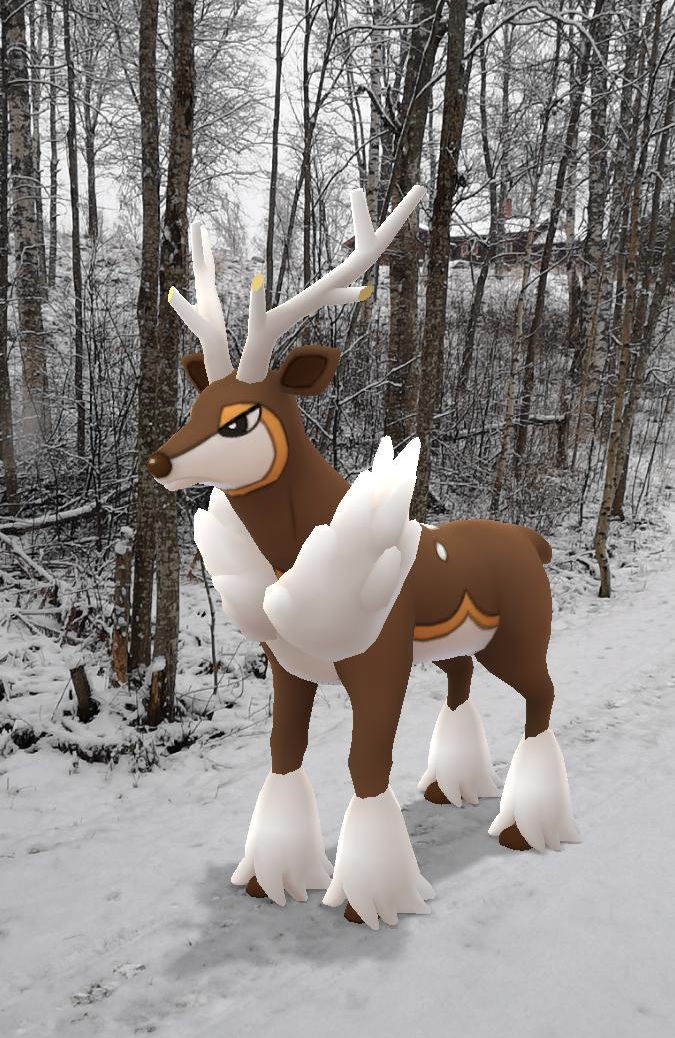 Sawsbuck Winter Form by MCsaurus on DeviantArt