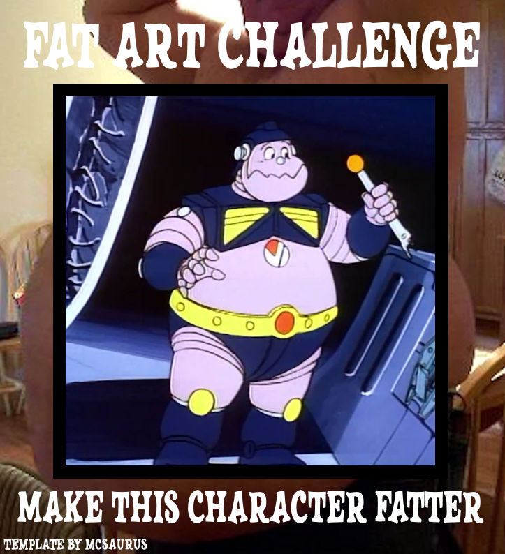 Commoddity Fat FAT Art Challenge - Crunch by MCsaurus on DeviantArt