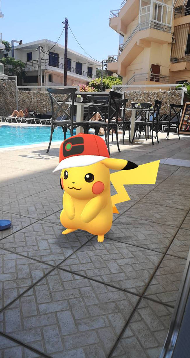 Pikachu at the Pool by MCsaurus on DeviantArt