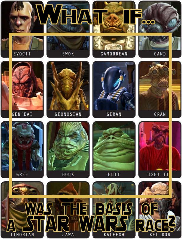 Swg Playable Races What if...was the basis of STAR WARS race by MCsaurus on DeviantArt