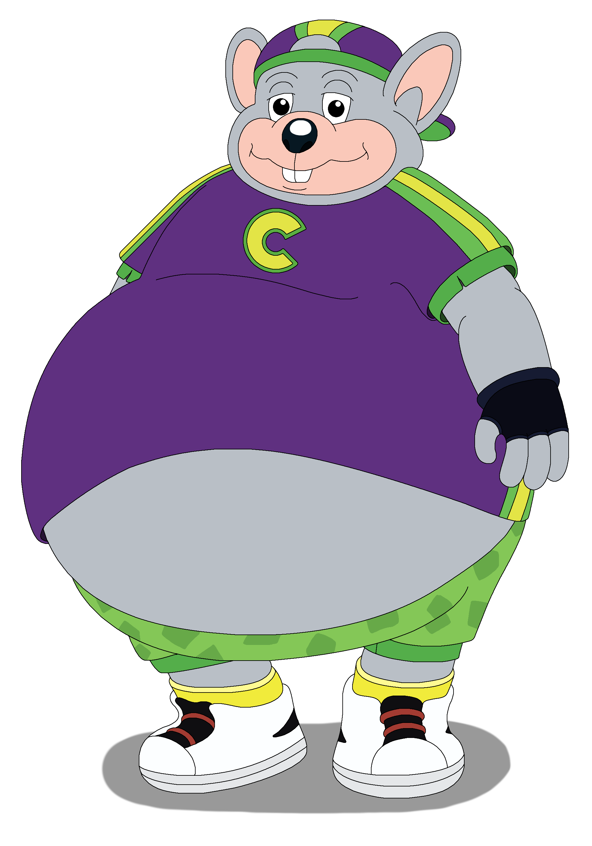 Fat Rapper Mouse Chuck E. Cheese the fat mouse by MCsaurus on DeviantArt