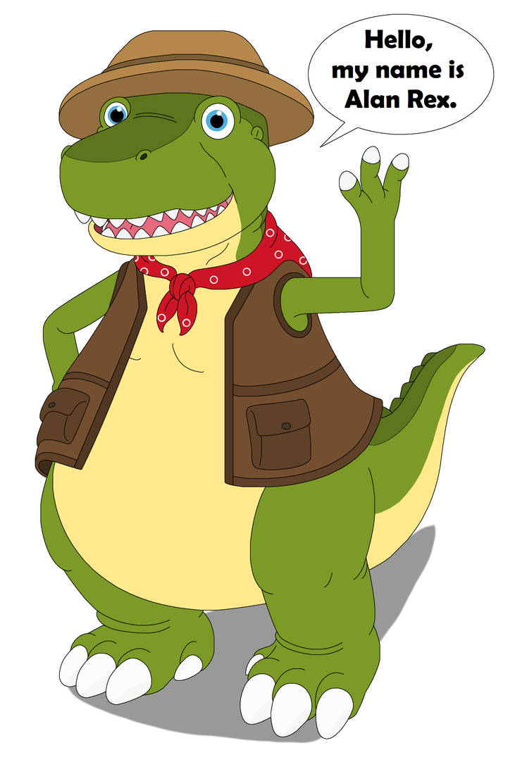 Alan Rex Alan Rex the friendly Tyrannossaurus by MCsaurus on DeviantArt