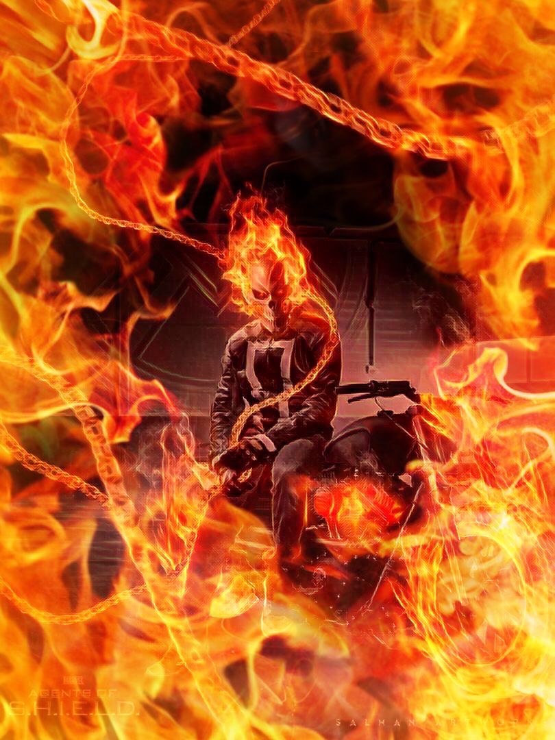Ghost Rider Red Flame