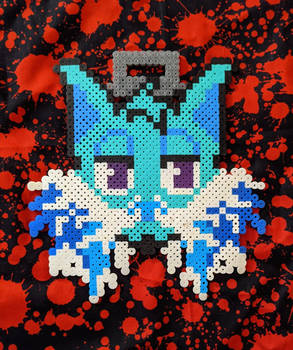 dan siberia sona perler bead badge