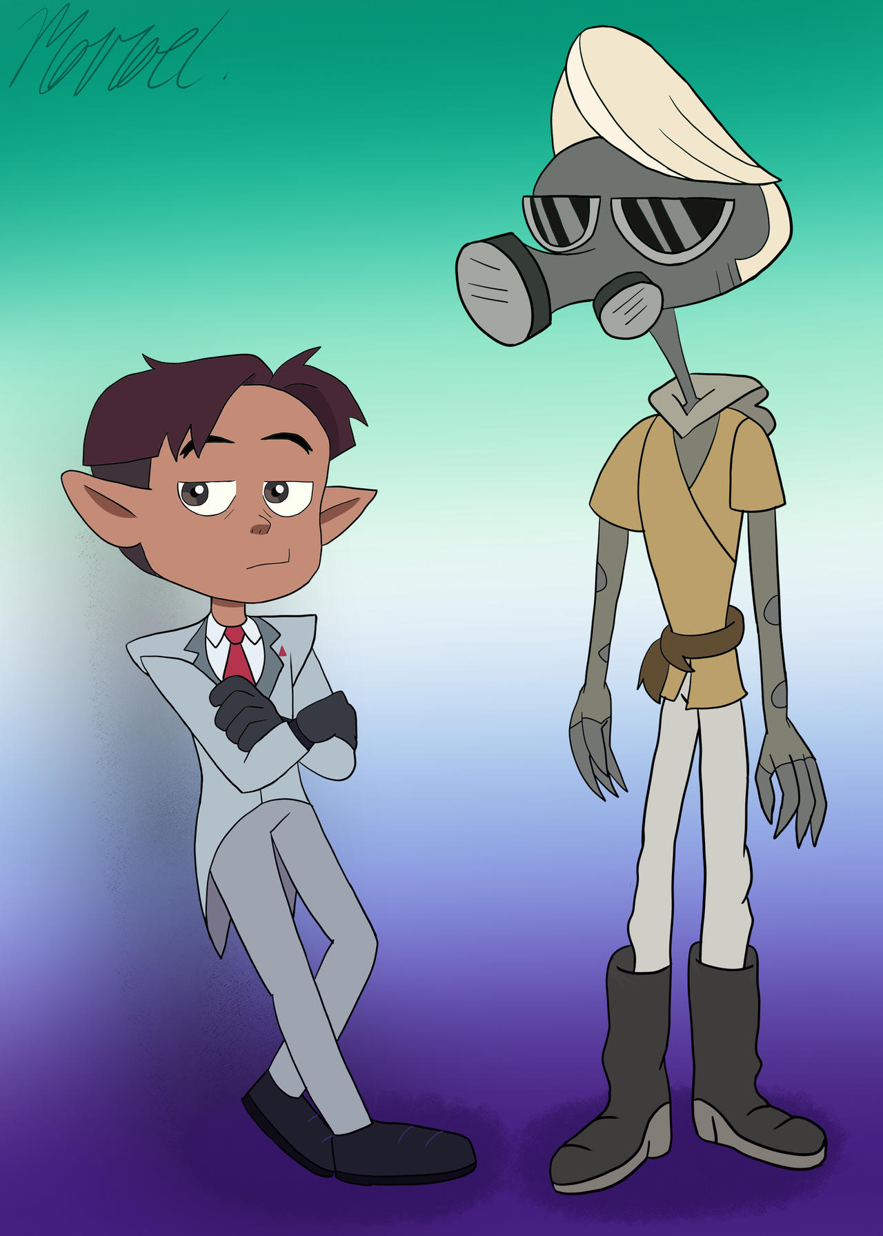 Mattholomule Sticker Clothing Swap - Mattholomule and Tom Trench by SuperiorFrogs on DeviantArt
