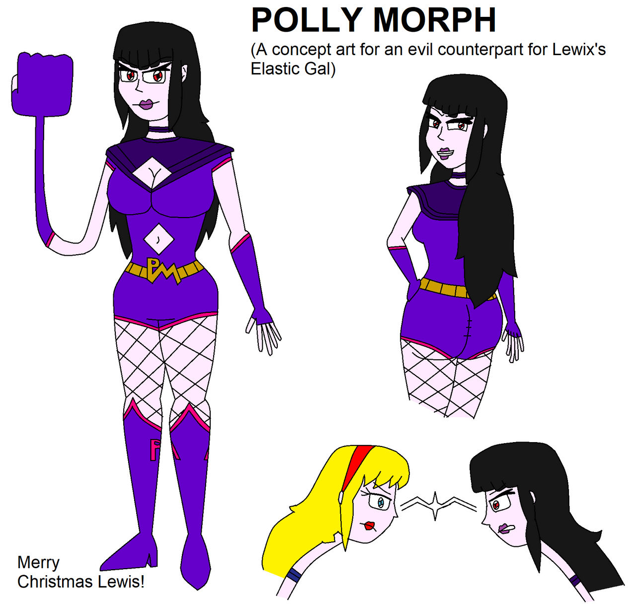 Polly Morph - concept art and Xmas gift for Lewis by scifiguy9000 on ...