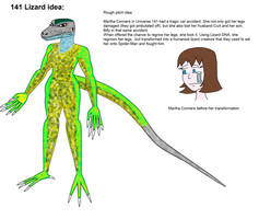 Earth 141 concept art: The Lizard