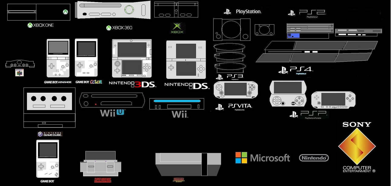 My Console Drawings by dannyvasquez on DeviantArt