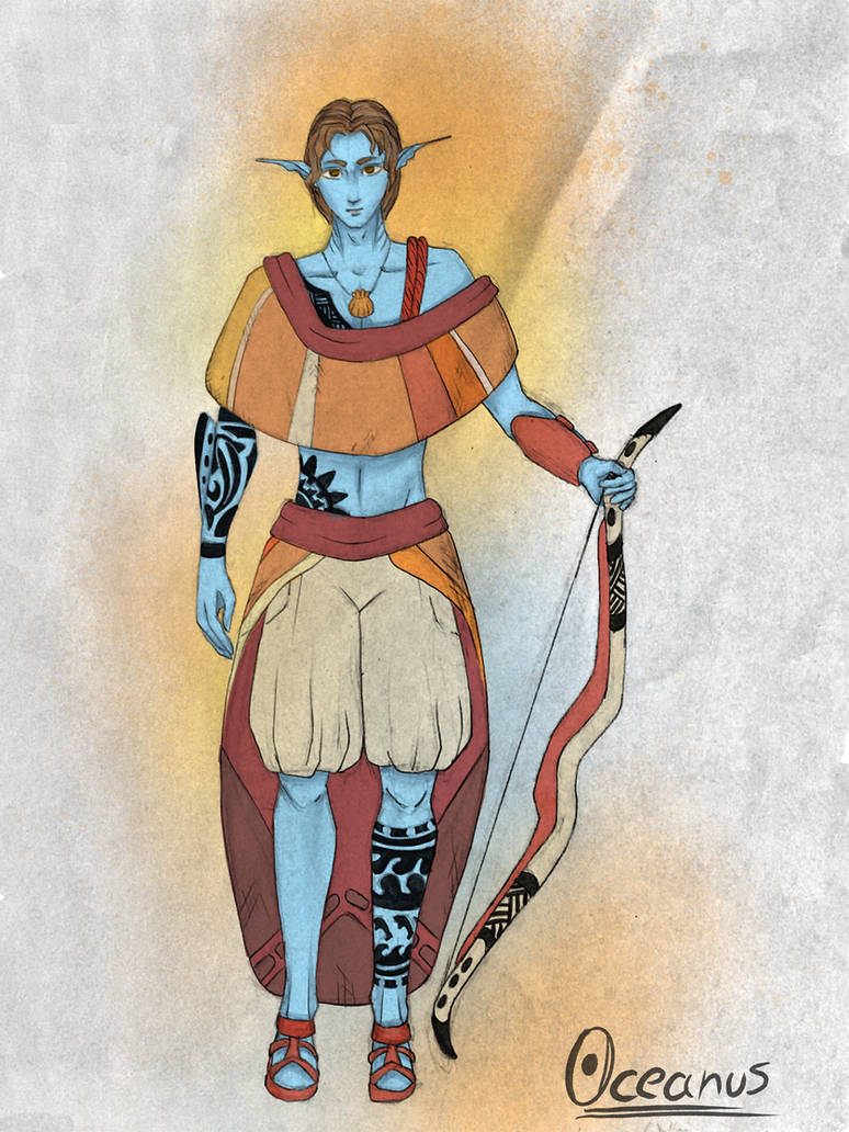 Ocean Ranger Team Deviantart Oceanus the sea elf ranger by omichle on DeviantArt