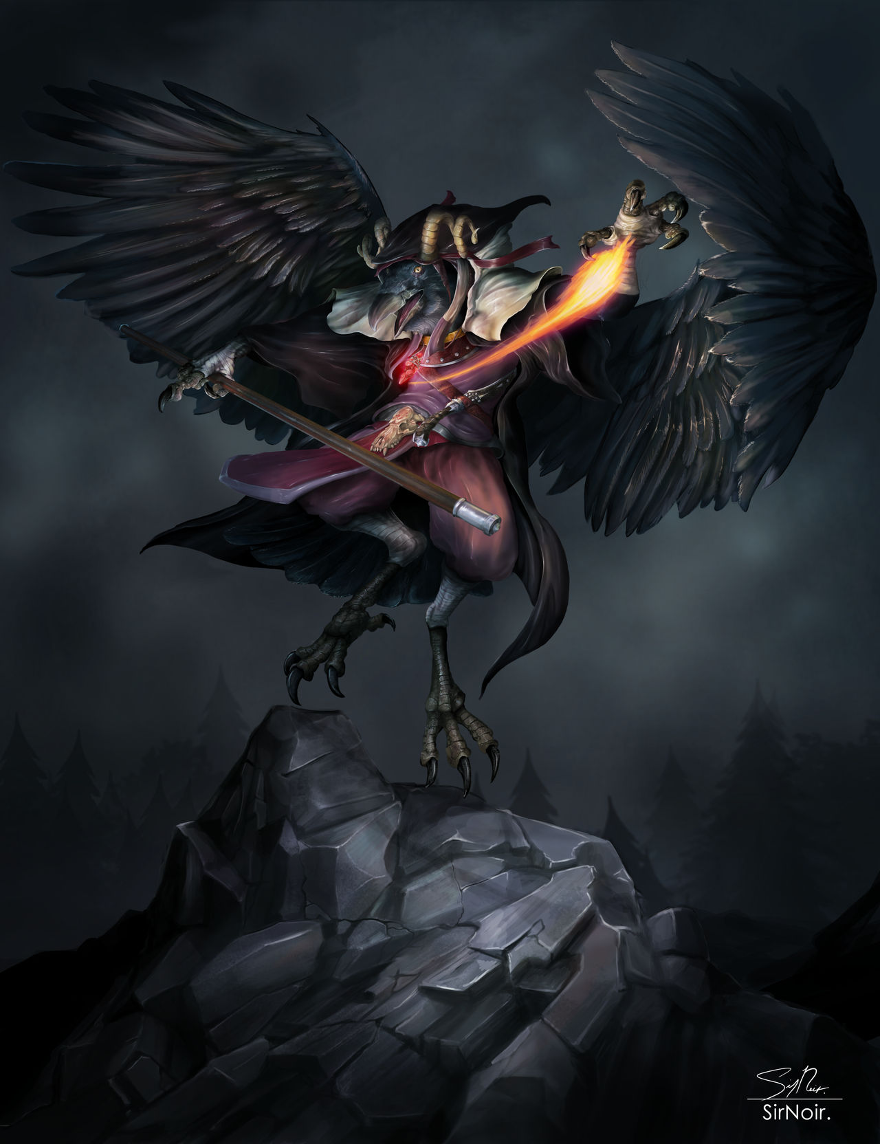 Kobo under Orcus' command by SirNoir on DeviantArt