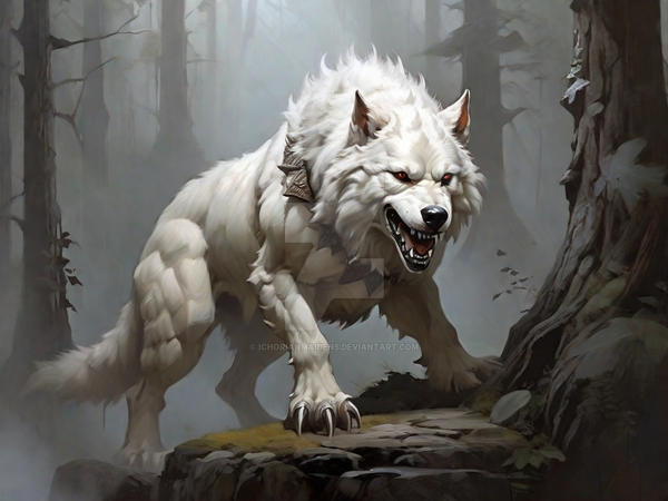 White Dire Wolf Fantasy Art 02 By IchorianMaidens On DeviantArt white-dire-wolf-fantasy-art-02-by-ichorianmaidens-on-deviantart