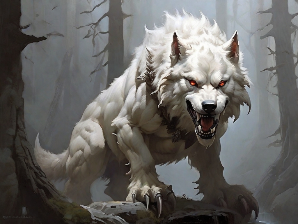 White Dire Wolf Fantasy Art 07 By MythicMagika On DeviantArt white-dire-wolf-fantasy-art-07-by-mythicmagika-on-deviantart