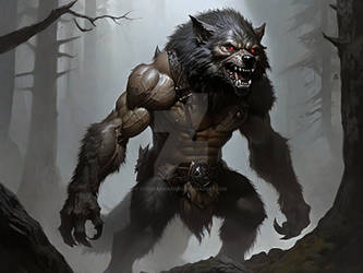 AI fantasy art werewolf (4)